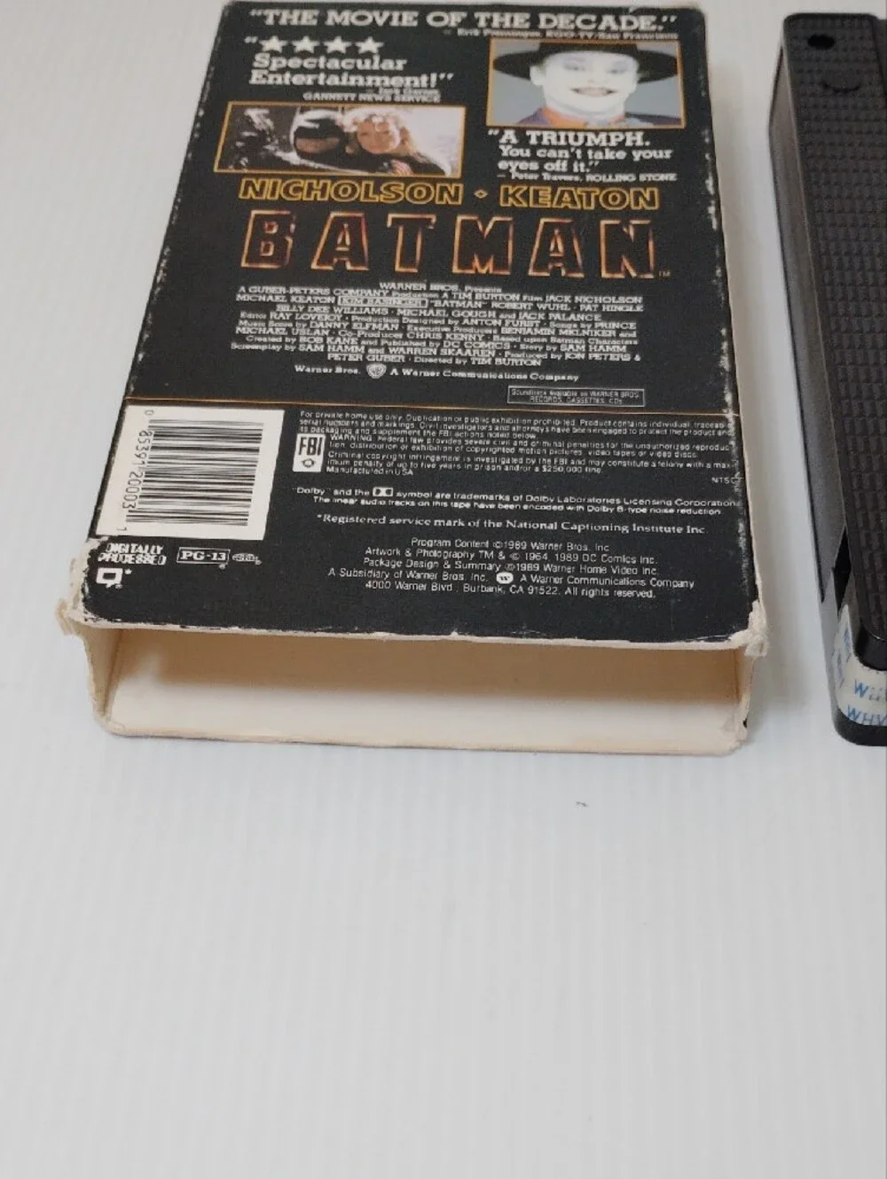 12 For $8 Batman VHS Tape - Black and Gold